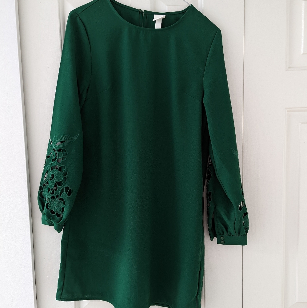 NWOT H&M Green tunic dress